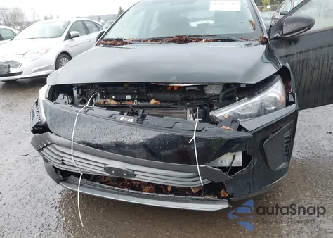 2019 Hyundai Ioniq Hybrid Blue из США, поврежденный, VIN KMHC65LCXKU167889